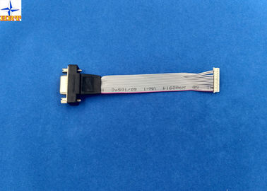 9 Pin Female D Sub Cable Assemblies , Computer / Communication VGA Cable