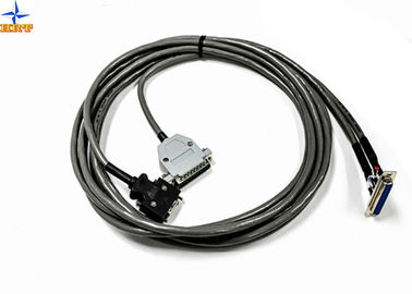 9 Pin Female D Sub Cable Assemblies , Computer / Communication VGA Cable